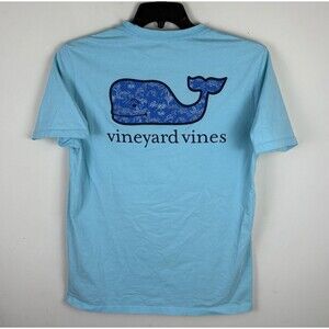 Vineyard Vines Graphic T-Shirt / Blue / Size Medium